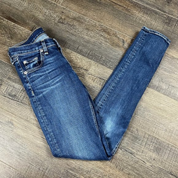 Rag & Bone Blue Skinny Jeans Pants Denim ((size 25)) - Picture 7 of 7